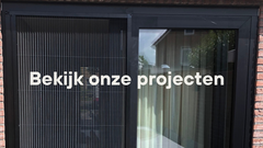 Plissé horren op maat zwart gratis meten en montage 