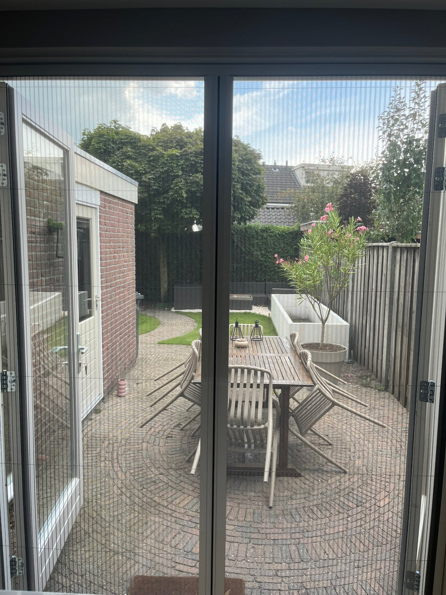Binnen genieten met de deur open